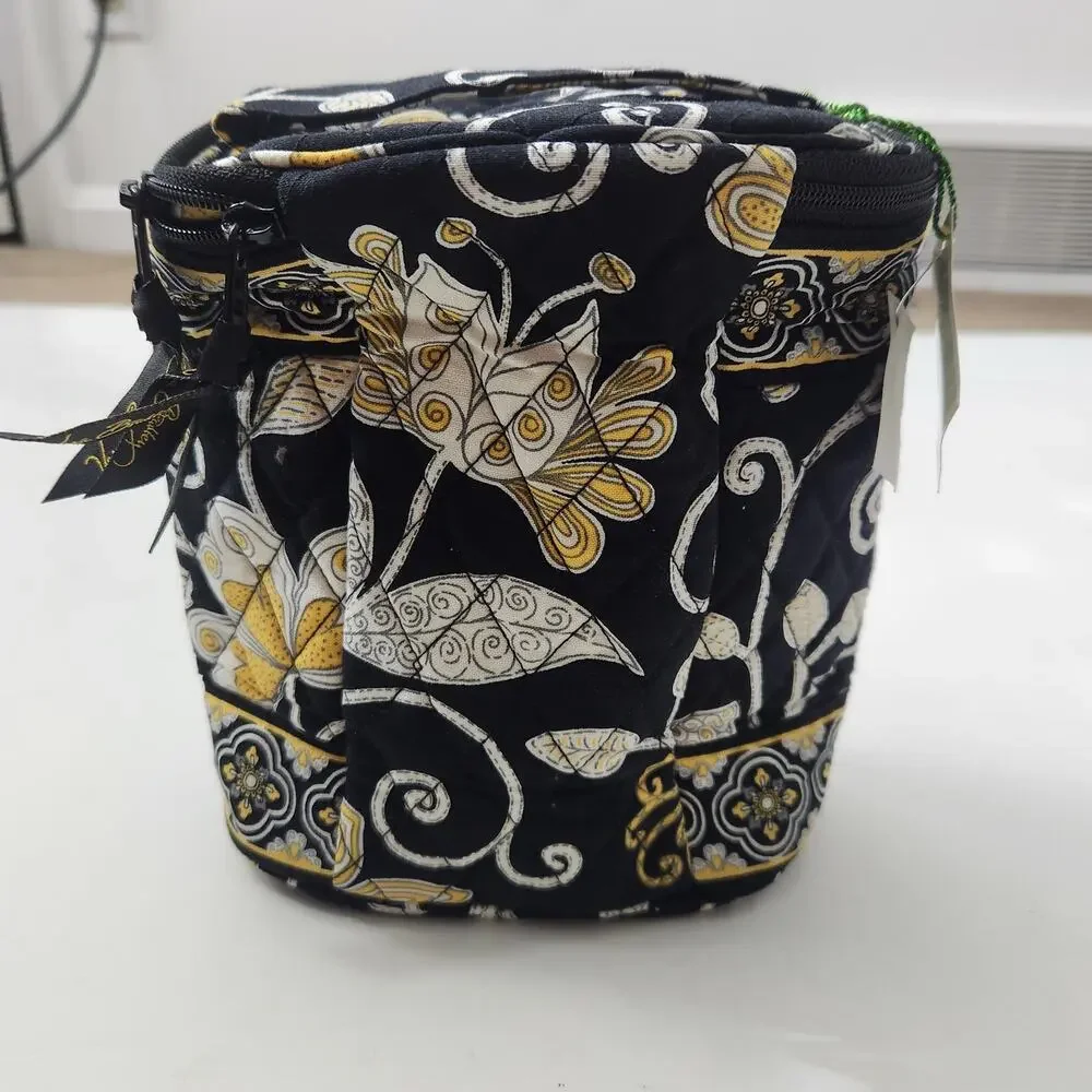 New Vera Bradley Cool Keeper Yellow Bird Lunch Bag